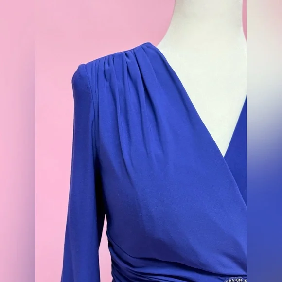 Alex Evenings Petite Blue Women's Dress - Picture 4 of 10